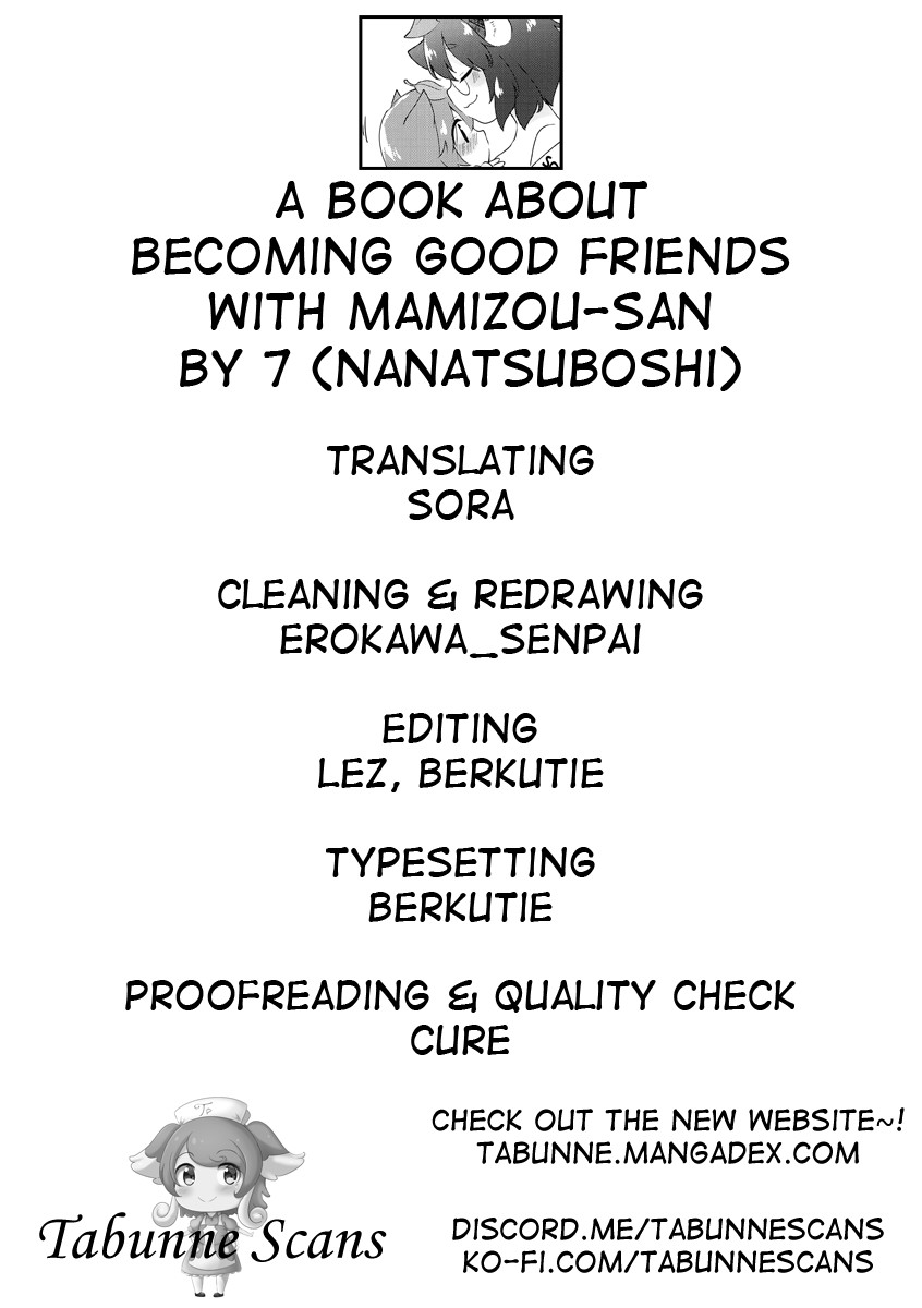 Hentai Manga Comic-A Book About Becoming Good Friends With Mamizou-san-Read-21